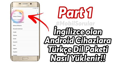 samsung cep telefonuna türkçe dil yükleme